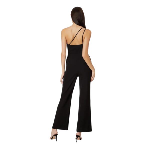 NWT! Line & Dot Vaughn Sleek Jumpsuit in Black - Size Small - Picture 2 of 15